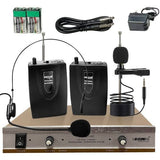 5Core Wireless Microphones w 1 Headset 1 Collar Mic + Receiver - Crafted Creator
