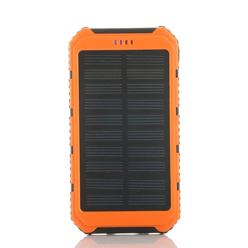 Roaming Solar Power Bank 6000mAh Dual USB Ports Rugged Water Resistant Charger For Phone And Tablet