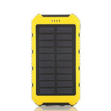 Batería Externa Solar Roaming 6000mAh Puertos USB Dobles Cargador Resistente al Agua para Teléfono y Tablet