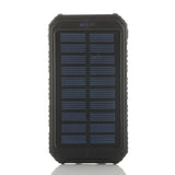 Batería Externa Solar Roaming 6000mAh Puertos USB Dobles Cargador Resistente al Agua para Teléfono y Tablet