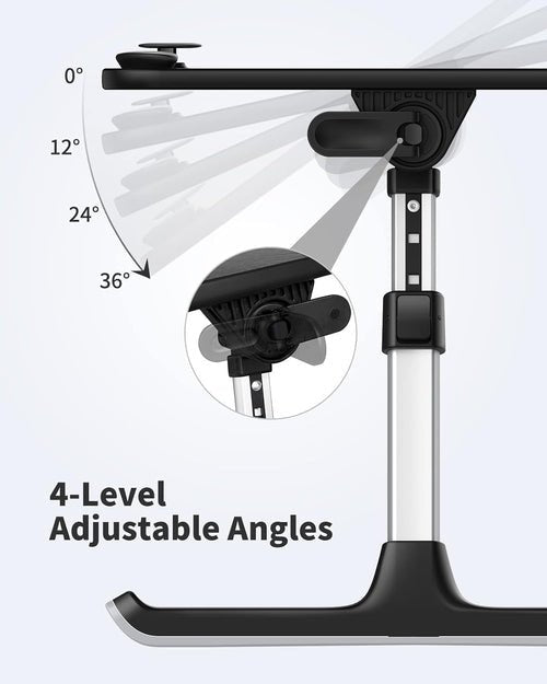 Height and Angle Adjustable Laptop Desk for Bed and Couch - Crafted Creator