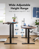 48 Inch Electric Standing Desk With Adjustable Height