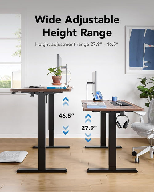 48 Inch Electric Standing Desk With Adjustable Height