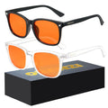 2 pack Blue Light Gaming Glasses Men Woman Computer Gaming Glasses Men Blue Light Filtering Anti-Fatigue & Eye Strain