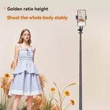 Selfie Stick Tripod With Fill Light, Extendable Phone Stand