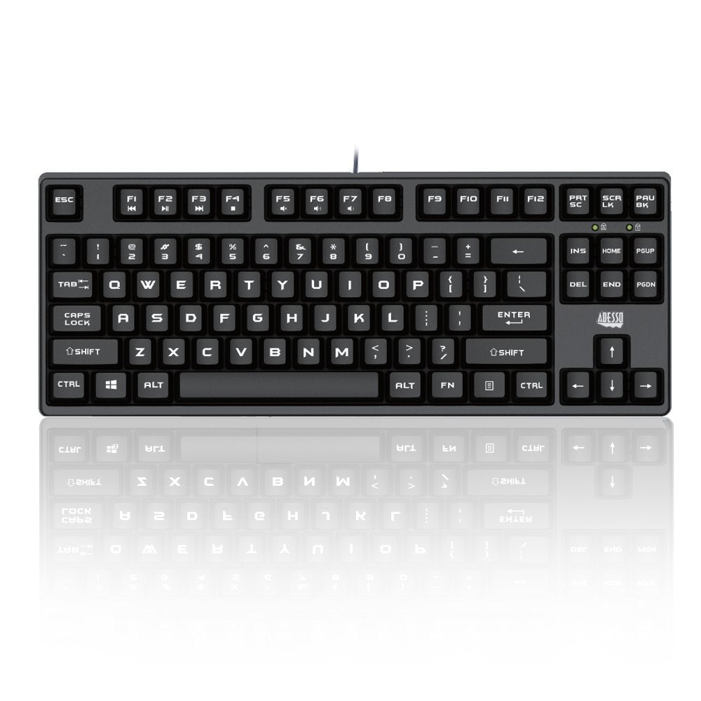 AKB-625UB - Easy Touch Compact Mechanical Gaming KeyboardBlack