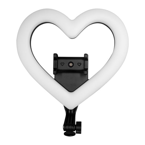 Live Stream 10” Heart Ring Light with RGB