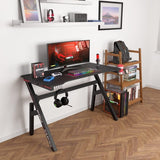 47 Inch Gaming Desk With Cup Holder For Home Office