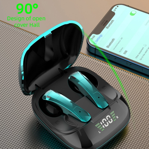 Wireless TWS Gaming Earphones With Microphone Bluetooth Five Point Zero Ultra Low Latency Game Mode IPX4 Sweatproof