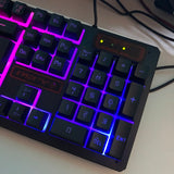 Black LED Backlit Gaming Keyboard For PC With Durable Keys And Fast Response Time