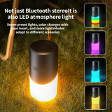 Waterproof Portable Wireless Bluetooth Speaker with RGB Light