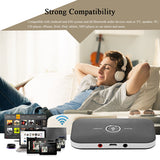 Transmisor y receptor Bluetooth 2 en 1 para dispositivos de audio de 3,5 mm Transmite música desde teléfono, TV, PC