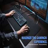 Waterproof Computer Keyboard Pad Mat Extended Gaming Mouse Pad - Crafted Creator