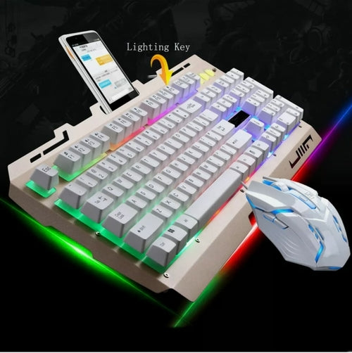 Ninja Dragons NX900 USB Wired Gaming Keyboard and Mouse Set with Multimedia Keys and Ergonomic Anti Slip Design