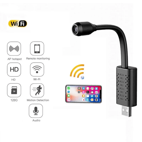 Wifi Mini DIY Camera USB 1080P Camera Motion Detect Home Security - Crafted Creator