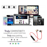 Wireless Bluetooth 4.0 Headphones Sports Black
