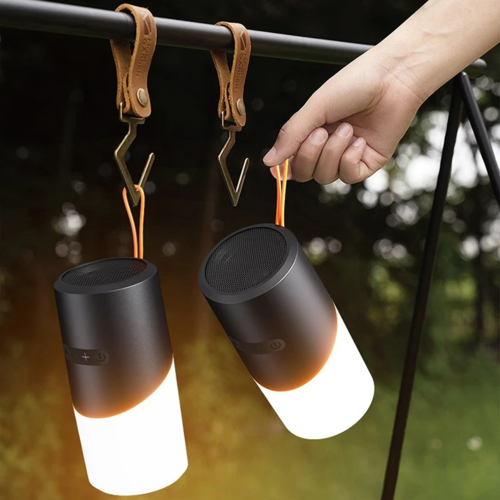 Waterproof Portable Wireless Bluetooth Speaker with RGB Light