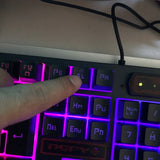 Black LED Backlit Gaming Keyboard For PC With Durable Keys And Fast Response Time