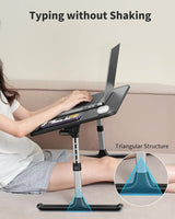 Height and Angle Adjustable Laptop Desk for Bed and Couch - Crafted Creator