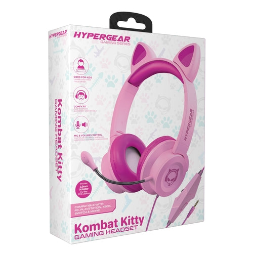 Kitty Gaming Headset with Detachable Mic
