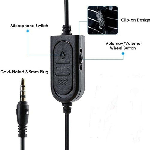 Dragon Space G3600 Wired Stereo Gaming Headset For Xbox And PC With Clear Microphone