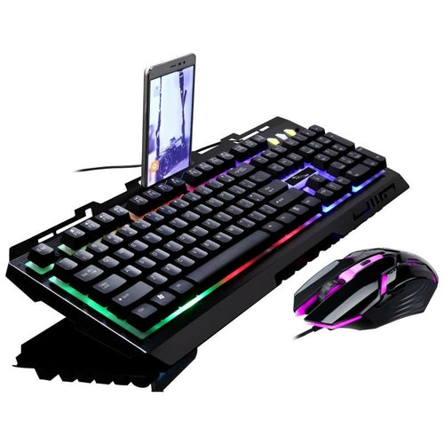 Ninja Dragons NX900 USB Wired Gaming Keyboard and Mouse Set with Multimedia Keys and Ergonomic Anti Slip Design