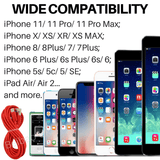 PBG 5-Port LED Wall Charger & 4 XL 10FT iPhone Charging Cables - Crafted Creator