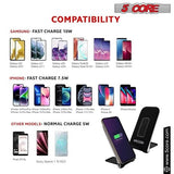 5 Core Wireless Charger 10W Max Fast Wireless Charging Pad Glass Top - Crafted Creator