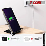 5 Core Wireless Charger 10W Max Fast Wireless Charging Pad Glass Top - Crafted Creator